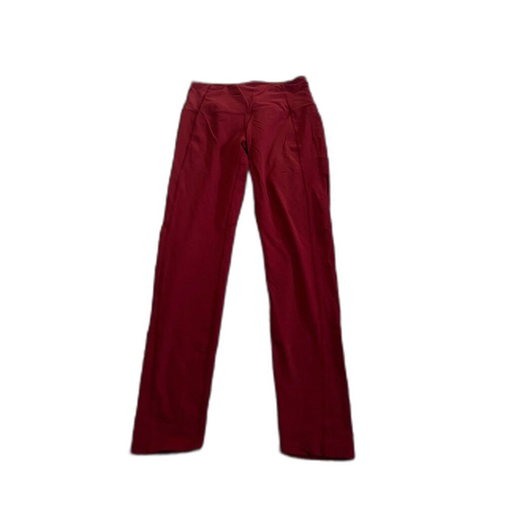 Victoria's Secret VSX Sport red high-waisted performance leggings with pockets M